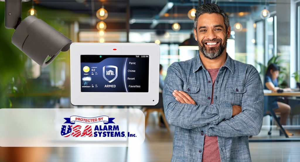 Security system installation by USA Alarm Systems in Los Angeles, highlighting common mistakes.